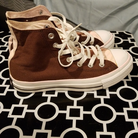 Converse | Shoes | Pink Brown Hi Top 